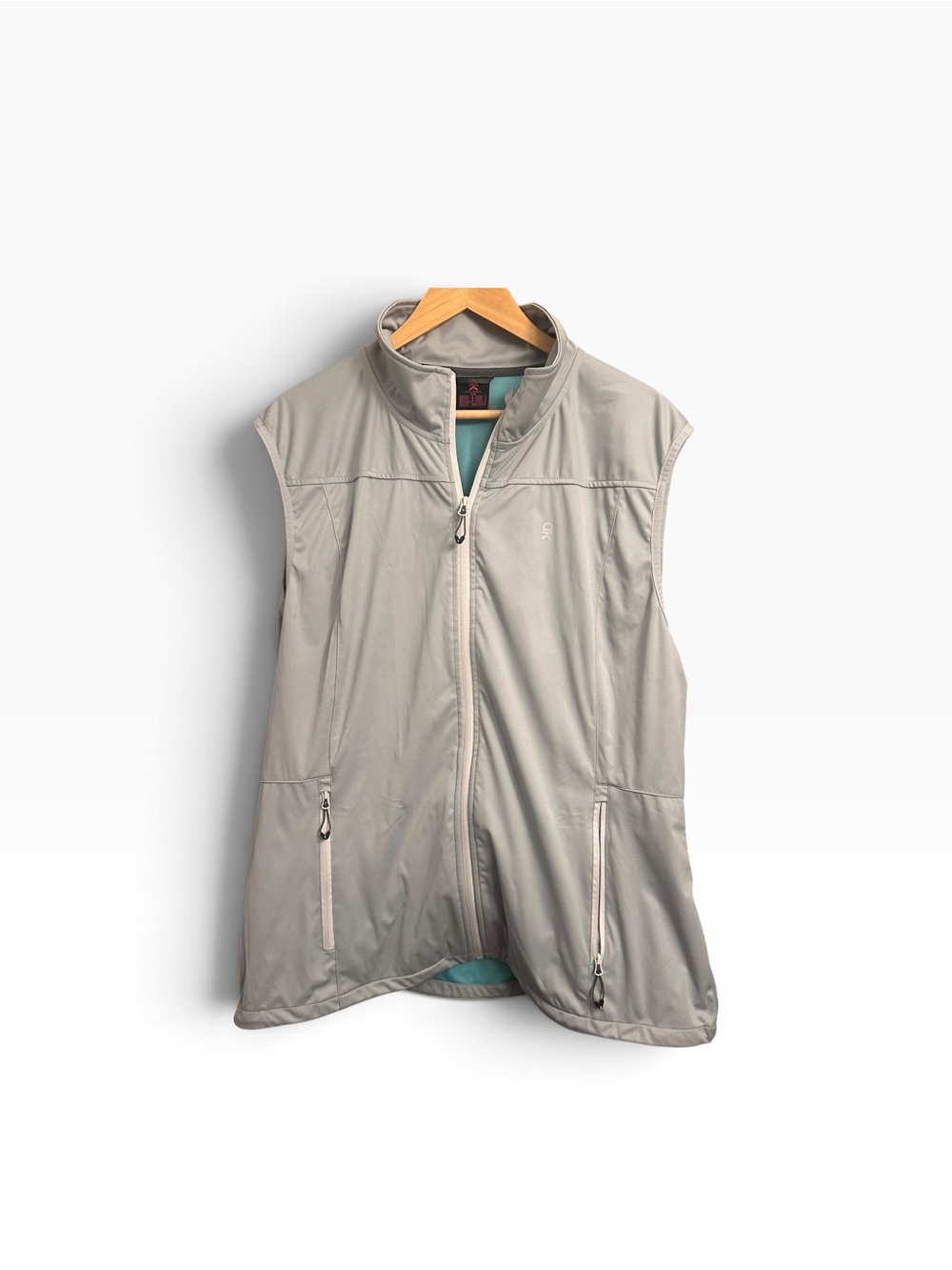 Little Donkey Andy Vest Womens 3XL Gray Softshell Water Repellent Hiking